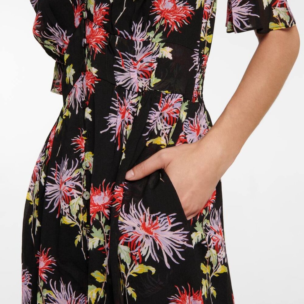 NWT Diane Von Furstenberg Erica Maxi Dress with pockets 🔥